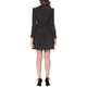 thumbnail image 3 of INSPIRAR CHIC Vestido de la mujer Allerga K con volantes y mangas largas, escote en V y lazo negro M, 3 of 7
