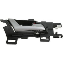 Dorman 81906 Rear Passenger Side Interior Door Handle for Specific Acura Models, Silver Lever; Black Housing