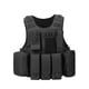 thumbnail image 2 of Soidarity Chaleco de módulo para hombres Deportes al aire libre Camo Chaleco personal profesional Entrenamiento Armadura de combate Chalecos Equipo Escalada Negro Soidarity OD024242-01, 2 of 6
