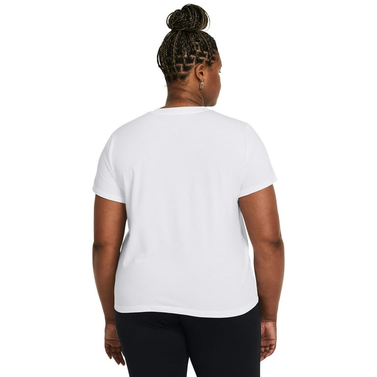 Plus Size Women s Under Armour Rival Core Short Sleeve Tee Color Black Size 3X Walmart