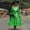 Light Green, variant on Meltox Women's Halloween Gothic Maxi Dress V Neck Long Sleeve Fit and Flare Floor Length Party Elegant Vintage Dress for Women Red L