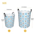 thumbnail image 3 of Bingfone Funny Chicken Waterproof Foldable Laundry Hamper Bucket with Handles for Storage Bin,Clothes Hamper (Small ), 3 of 6