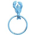 thumbnail image 1 of Porte-serviettes de Homard en Fonte Blanchie Bleu Foncé 9 Po, 1 of 1