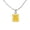Yellow Crack, variant on Gemstone Pendant Necklace For Women,Sunset Yellow Zircon Necklace,Birthday Or Memorial Day Gift To Mother, Wife, Daughter