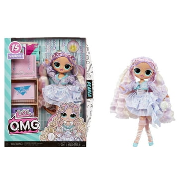 LOL Surprise OMG Pearla Fashion Doll with 15 Surprises, Mermaid Themed Fashions and Accessories, Kids Toy Gift Ages 4 