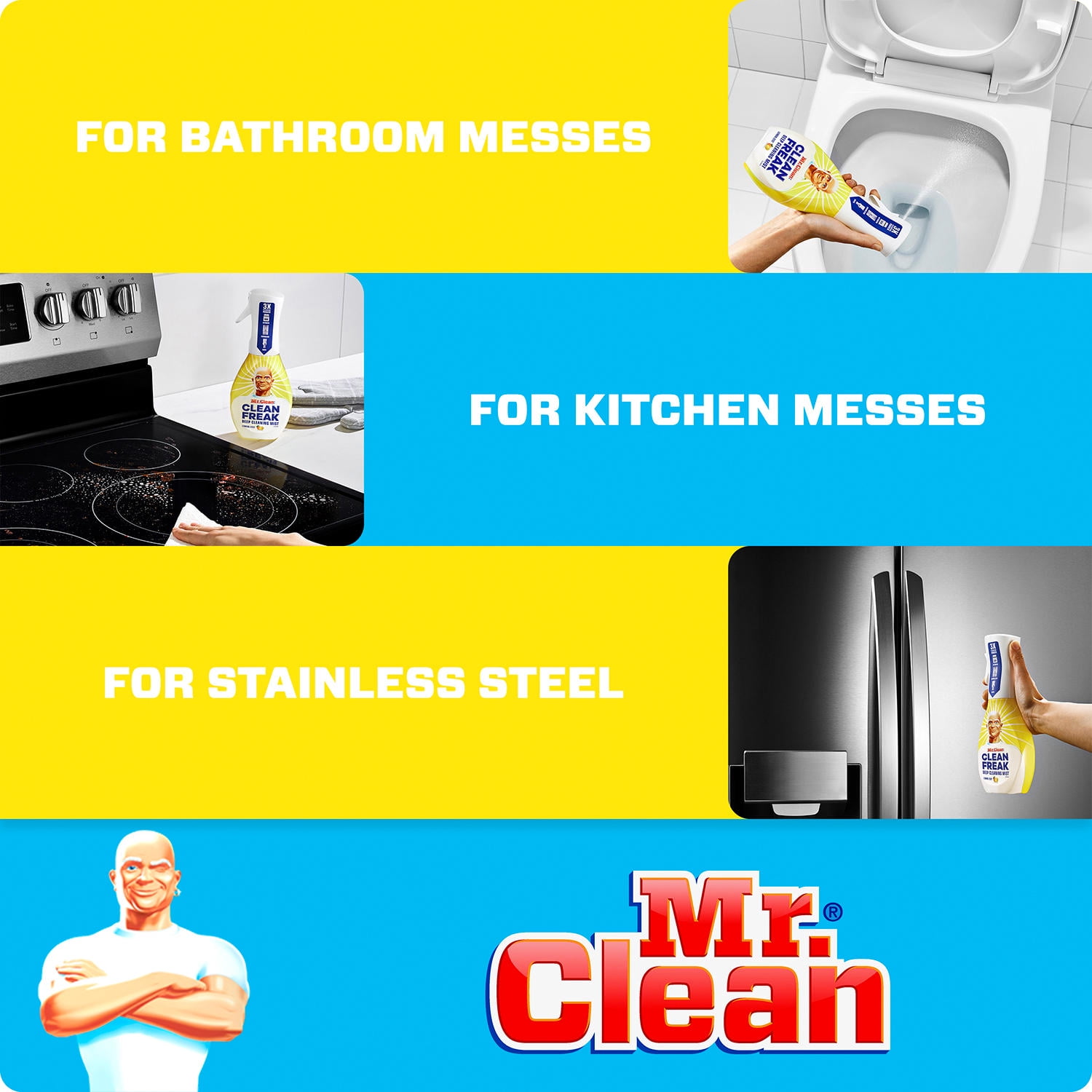 Mr. Clean Deep Cleaning Multi-Purpose Spray Lemon Zest 16oz – BevMo!