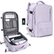 thumbnail image 1 of Mochila Viaje Cabina Avion 40x20x25 Mujer Ryanair Maleta para Cabina de avion Equipaje de Mano 45x36x20 Easyjet Mochila de Senderismo Mochila para Portatil Impermeable hombre con Cargador USB(Púrpura), 1 of 6