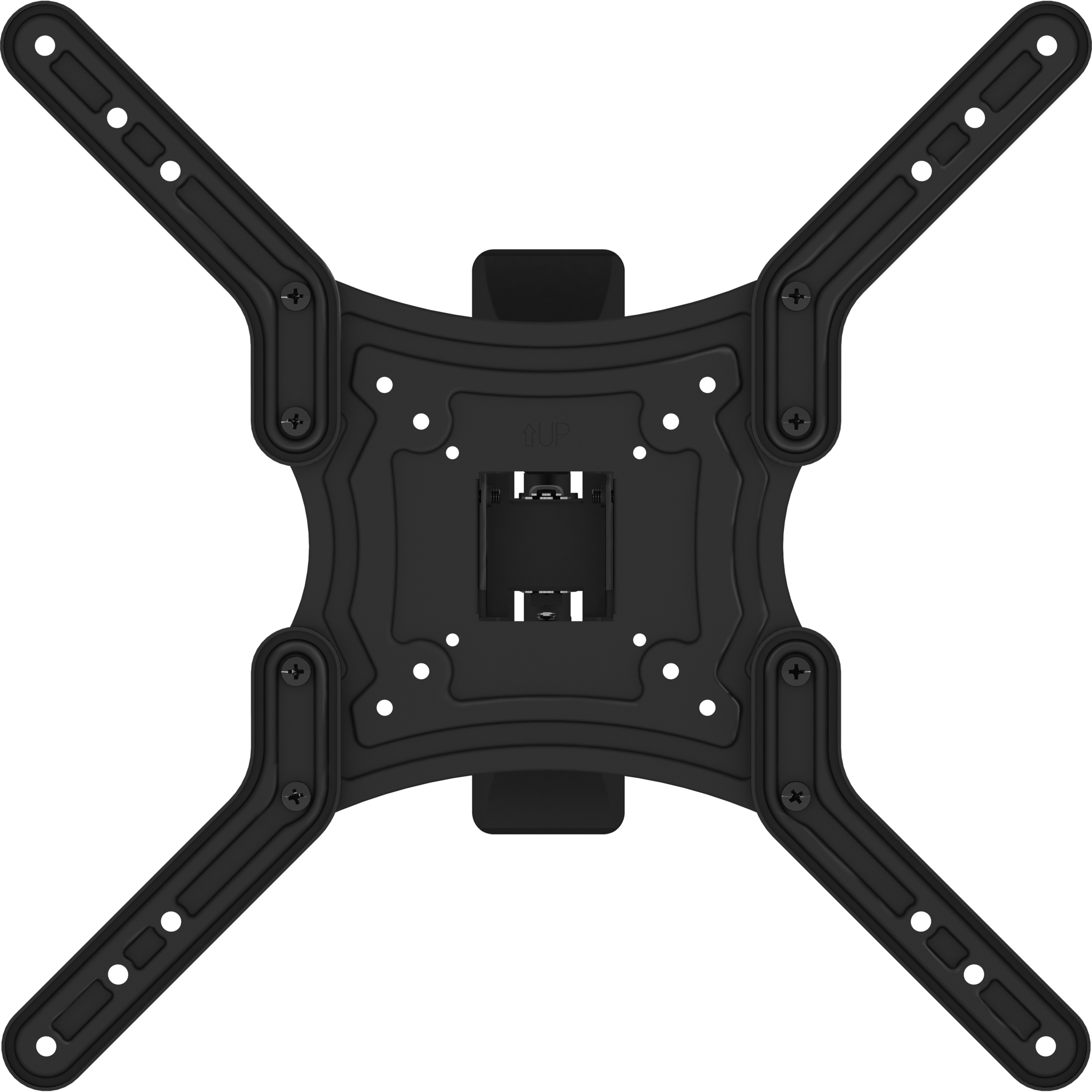 A404M-T Full Motion Pan, Swivel, Tilt, Extend TV Wall Mount for TVs 26", 30", 32", 37", 39", 40", 42", 46", 47", 50", 52", 55", Black