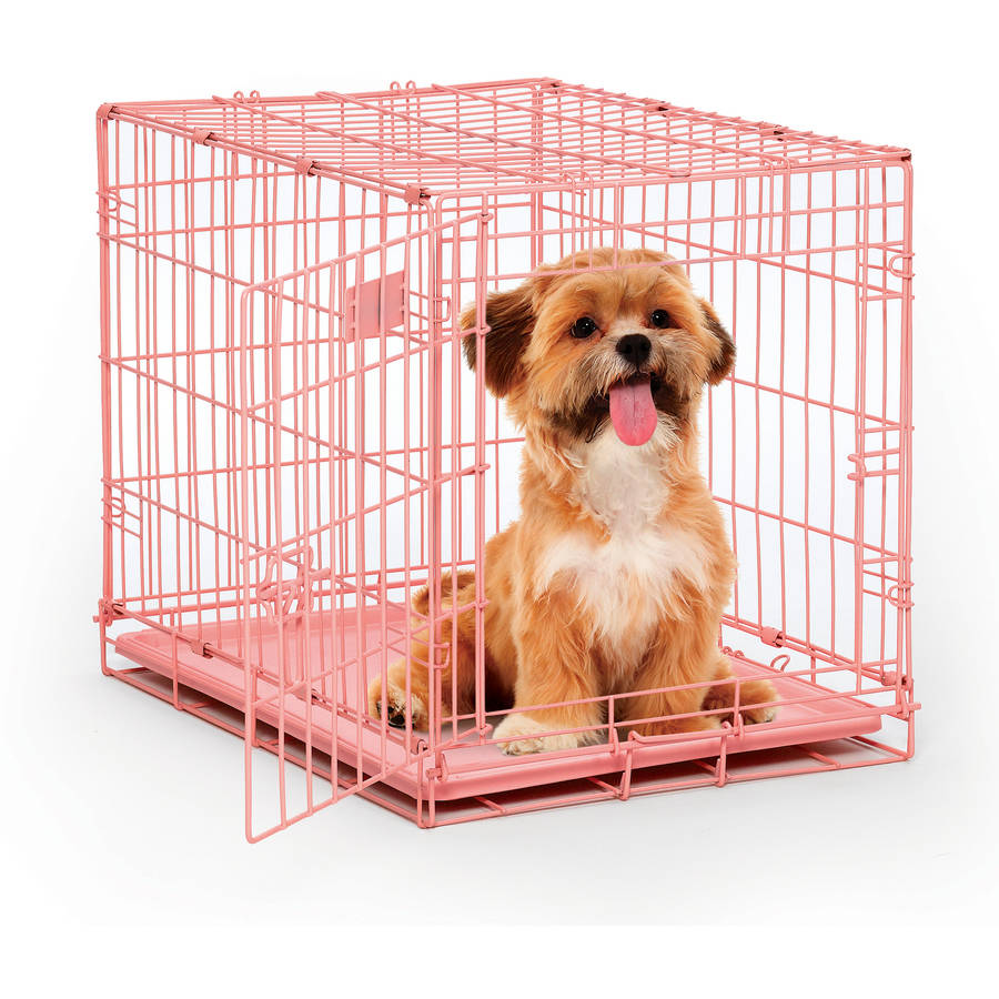 Midwest Pink Single Door Icrate Dog Crate Walmartcom - midwest pink single door icrate dog crate walmartcom -
