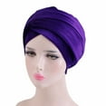 thumbnail image 3 of Women Scarf Bonnet Hat Turban Hair Head Cover Cap Wrap Baseball Caps Cruel Girl Hats for Women Men Hats Fashion Sec Championship Hat 2017 Running Visor Still Cap Hat Organizer for Baseball Caps Shelf, 3 of 3