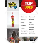 Flex Seal Caulk Clear 3 oz Pressurized Can with Adjustable Trigger Flow Nozzle