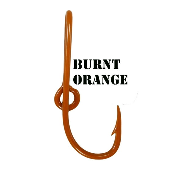 Eagle Claw Hat Hook Brunt Orange Fish hook for Hat Pin Tie Clasp or Money Clip Cap Fish Hook