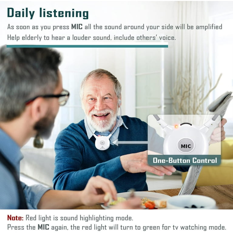 ARTISTE APH100 Wireless Headphones for TV 2.4GHz Wireless TV Headphones for Senior Plug and Play 100ft Range 2 Batteries