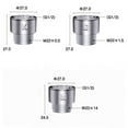 thumbnail image 2 of Binwennn High Pressure Shower Head 6 Settings Handheld Showerhead With ON/Off Full Shutoff Push Button And To Control Flow Angle Adjustable Water Saving Body Sprays 4 Types Of Of Adapters tooth, 2 of 4