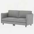 thumbnail image 4 of Modern Mid Century 74.27'' 2-Seater Couch with Solid Wood Frame and Breathable Fabric, 4 of 10
