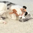 thumbnail image 4 of Cat Chew Toy under $5! Xqxayjr Cartoon Cat Dog Plush Chew Toy for Pets, Self Entertaining Grinding Teeth Cleaning Toy, Interactive Plush Animal for Cats and Small Dogs, 4 of 5