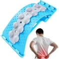 thumbnail image 1 of Back Stretcher | 4 Level Adjustable Lumbar Support Board | Built-in Massage Point, Back Cracker for Home, Car, Office, Gym, Yoga, 1 of 9