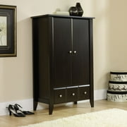Sauder Shoal Creek Transitional Armoire, Jamocha Wood Finish