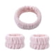 thumbnail image 1 of Conjunto SPA Yuyangstore diadema y muñequeras faciales Rosa claro, 1 of 7