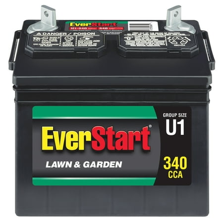 EverStart Lawn & Garden Battery, U1 - 340 CA (Best Lawn And Garden Battery)