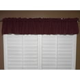 thumbnail image 3 of Solid Poplin Window Valance 58" Wide Burgundy, 3 of 4