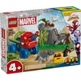thumbnail image 3 of LEGO Marvel Spidey And His Amazing Friends Team Spidey Dino Crawler Rescue - Car and Adventure Preschool Building Toy for Kids, Boys and Girls, Ages 4+ - Gift Idea for Birthdays - 11199, 3 of 8