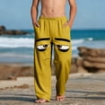 thumbnail image 2 of Pantalon pour Filles Imprimé Décontracté de Plage avec Poches 100 % Polyester, 2 of 9