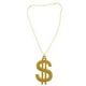 thumbnail image 1 of Dór Colgante Metal Oro $$$ Dinero HipHop Colgante Colr Colgante Charm Beads Mujeres Hombres Joyería Zulema Collar colgante, 1 of 7