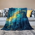 thumbnail image 2 of WYYP Flannel Throw Blanket Plush Bed Blanket for Sofa Couch Camping, Soft and Comfortable 50x60in, 2 of 6