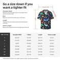 thumbnail image 5 of Goofa The Underwater World Printed Men's Casual Short-sleeved Shirt,Lightweight Breathable Button-down,Summer Casual men's top,Versatile Fashion shirt-X-Large, 5 of 7