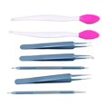 thumbnail image 3 of Blackhead Remover Tweezers Kit with Hot Compress Towel Clean Brush Portable Pimple Popper Tool Kit for Home, 3 of 4