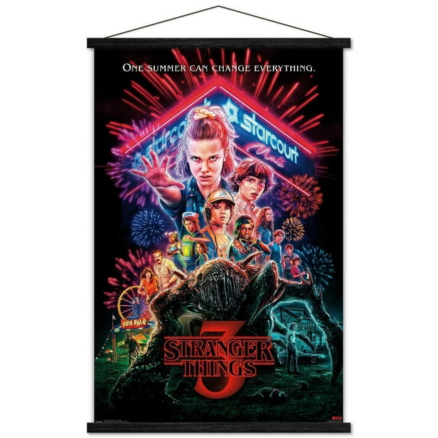 Netflix Stranger Things: Season 3 - One Sheet Wall Poster, 22.375" x 34"