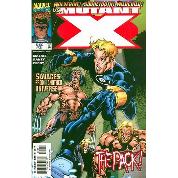 Mutant X (1st series) #3 VF ; Marvel Comic Book