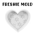 thumbnail image 5 of Heart with Flowers Silicone Freshie Mold 4x4 V-Day Valentines 90s Retro Trendy Car Candle Freshener Aroma Beads Oven Safe, 5 of 6