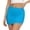 Sky Blue, variant on Qingpeng Women's Ruched Bodycon Mini Skirt Solid Versatile High Waist Swim Skirt for Beach Casual Outings Swimwear Cover Up