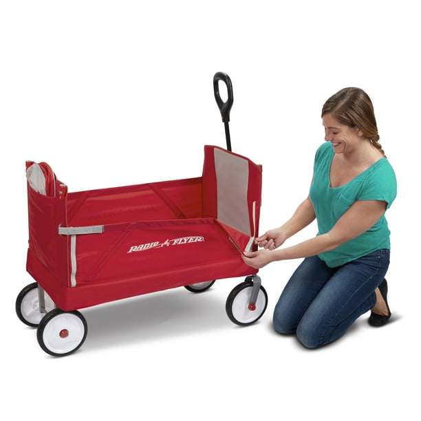 Radio Flyer 3-in-1 EZ Fold Wagon with Canopy for Classroom