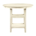 thumbnail image 4 of New Classic Furniture Amy 5PC Round Wood Counter Set w/ 4 Chairs in Bisque Beige, 4 of 11