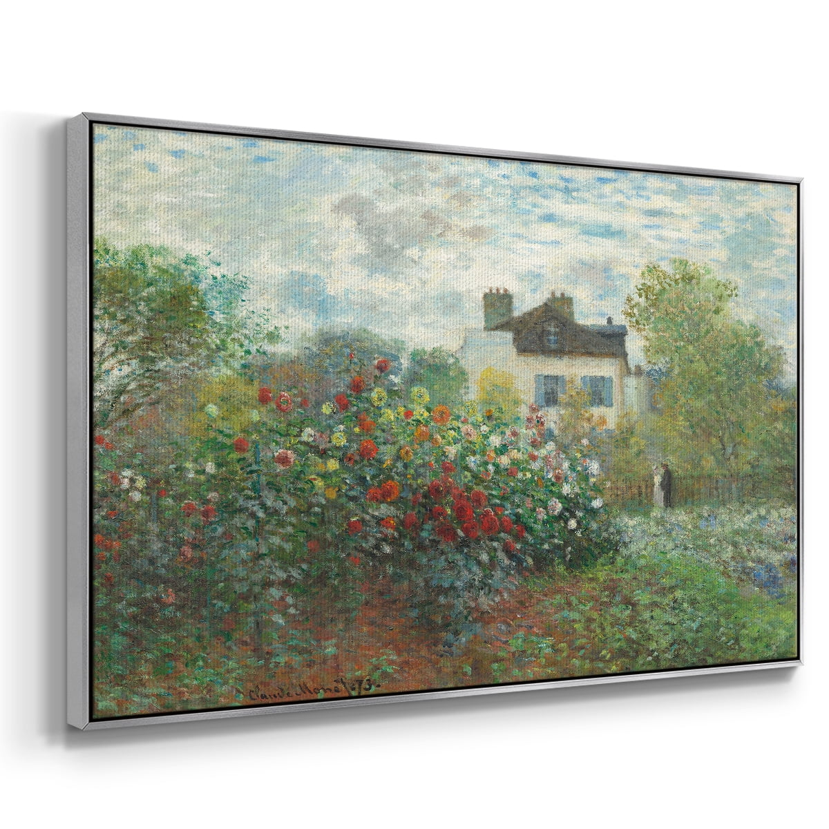 Vintage Landscape-CIII By Wexford Home Framed in Silver Wood Gallery Wrapped Canvas 17 in. x 25 in.
