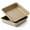 2 Pack Golden, variant on 8-Inch Non-Stick Square Cake Pan, Rust-Resistant Baking Pan for Cakes, Brownies & Lasagna, Dishwasher Safe Easy Clean, Local Warehouse Stock