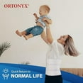 thumbnail image 5 of ORTONYX 9" 3-panel Abdominal Binder for Men and Women/Postpartum Post-operative Post-surgery Wrap/Abdomen Navel Umbilical Hernia Support Belt / 524009WT White S/M, 5 of 6
