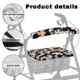 thumbnail image 5 of HELLHERO Corgi Rollator Walker Cover Seat & Backrest Cover Set & Piano Keys Stretchable Material for Seniors Men Women Gift Option, 5 of 7