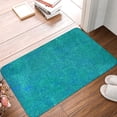 thumbnail image 5 of Fotbe Extra Durable Door Mat - Dirt Trapping Outdoor Welcome Mats - Non-Slip Outdoor Door Mats - Low Profile Front Door Mat - Indoor (16" x 24", Blue Green Glitter ), 5 of 9