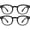 2-Black, variant on GRINDERPUNCH Blue Light Reading Glasses High Magnification Strong Reading Power Readers For Men Woman - Black, 4.00