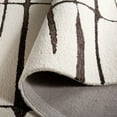 thumbnail image 5 of SAFAVIEH Ebony Glen Geometric Area Rug, Ivory/Dark Brown, 6' x 6' Round, 5 of 10