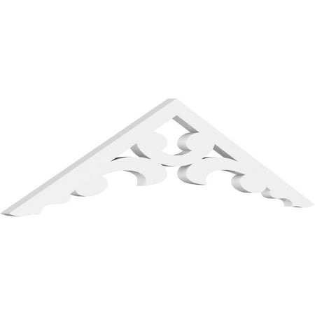 

Ekena Millwork 36 W x 9 H x 1 P (6/12) Pitch Vienna Architectural Grade PVC Gable Pediment