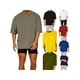 thumbnail image 3 of SAYOO Hombres Camiseta, Manga Media Color Sólido Ajuste Suelto Gimnasio Fitness Culturismo Algodón Tops Deportes Entrenamiento Camiseta SAYOO  Casual, 3 of 3
