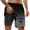 thumbnail image 1 of HUANBAI Men's Swim Trunks Dry Board Shorts, 1 of 4