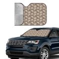 thumbnail image 3 of Kdxio Raccoon Print Front Windshield Sun Shade,Folding Auto Sunshade for Car Truck SUV-Small, 3 of 7
