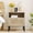 Natural-Set of 2, variant on Single Rattan Nightstand, Bedside Table With Open Shelf And Door, Boho End Table