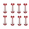 thumbnail image 1 of Tensores de cuerda de alambre de espina de pescado duraderos 8X Clavijas de ancla de espina de pescado L kusrkot carpa estacas estacas anclas, 1 of 8